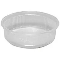 Abena Salladsskål 125 ml Ø101x31 mm rund PP klar, 100 st/fp