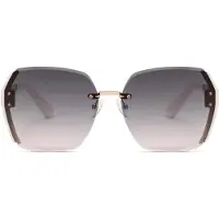 Avant Garde Solglasögon 'Square Eirene' beige