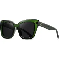 Avant Garde Solglasögon 'Cat Eye Alcippe' grönmelerad