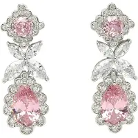 Avant Garde Örhängen 'Klarasa' rosa