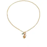 Cala Rose Halsband 'FRUIT' knallröd