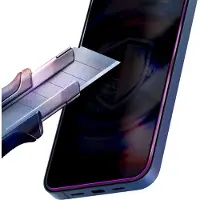 3mk Protection 9H-härdat glas med 3mk HardGlass Max Privacy-filter för iPhone 15 Pro