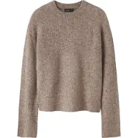 LMTD Tröja - Stickad - Kort - NlfKleave - Mocha Maräng - - 15-16 år (170-176) - Tröja