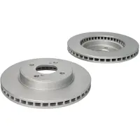 Delphi Bromsskivor BG4971C fram, ventilerad, 2 Stycke