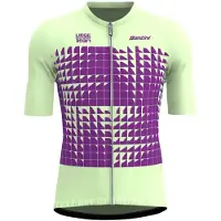 Santini Liege Bastogne Korta ärmar Cykeltröja