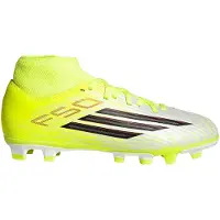 Adidas F50 Club Mid Fxg Born For Goals - Gul/svart/lucid Red Barn, storlek 30½