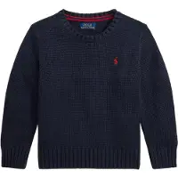 Ralph Lauren Tröja - Stickad - Marinblå - - 14-16 år (164-176) - Tröja