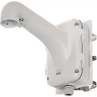 Hikvision DS-1604ZJ-Pole - Fäste för kamerakåpa - stångmontering - vit - för Pro Series DS-2DE7225, 2DE7A232 Ultra Series DarkFighter DS-2DF8242, 2DF8442