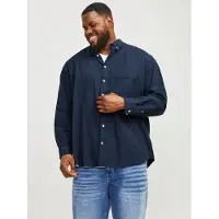 Jack & jones Oxford Plus Size Skjorta Med Långa ärmar