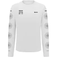Santini Pirelli Wheel T-shirt Med Lång ärm