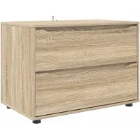 vidaXL Förvaringsskåp Sonoma-ek 80 x 48 x 57 cm Konstruerat trä