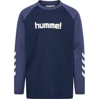 Hummel Tröja - hmlJR Logo - Dress Blues/Blue Indigo - - 7-8 år (122-128) - Tröja