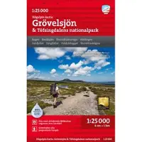 Grövelsjön & Töfsingdalens nationalpark 1:25 000 NoColour