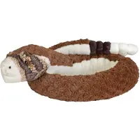 Wild republic Gosedjur - Lyxig skallrorm - 140 cm - Brun - - One Size - Gosedjur