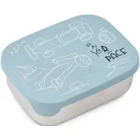 Liewood Matlåda - Silikon/Stål - Arthur - 900 ml - Race Cars/B - - One Size - Matlåda
