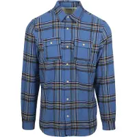 Scotch & Soda Skjorta blå denim / gul / bordeaux / off-white