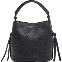Pepe Jeans för kvinnor. PL0300110 Tyler Script väska svart (OSFA), Casual, Polyuretan