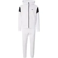 BOSS för män. 50569918 Träningsoverall Set vit (S), Casual, Bomull, Lång ärm