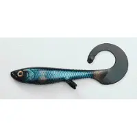 Wolfcreek Lures Wolfcreek Curly 22cm 75g (Färg: #C087 Black Striped Ghost)