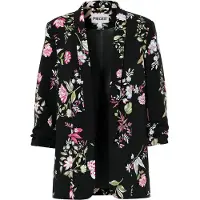 Pieces Boss 3/4 Printed Blazer