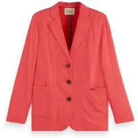 Scotch & Soda Boxy Unlined Single Breasted Blazer