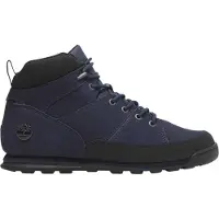 Timberland Euro Rock läder mid cut-stövlar för herrar (Marinblått)