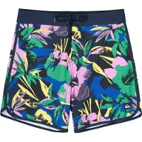 Quiksilver Surfsilk Scallop 18 Boardshorts dark navy interact floral Storlek 34