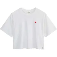 Mela London T-shirt 'Joshna' röd / vit
