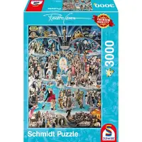 Schmidt Hollywood XXL Renato Casaro Pussel 3000 bitar Schmidt