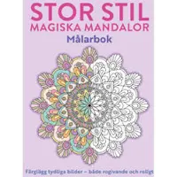 Målarbok för vuxna - Magiska mandalor. Stor stil