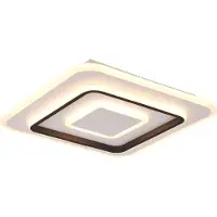 TRIO Leuchten LED taklampa Jora, dimbar, Vitt / opal, Vardagsrum / matsal, Syntetmaterial, Modern, LED-taklampa
