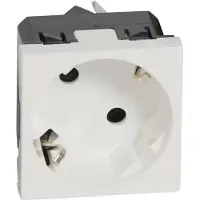 Legrand Kontaktskydd Mosaic Vit 077245 1 st