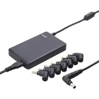 Lvsun Ultra Slim USB-laddningsstation 90 W 1x USB-A, DC 3,5mm hane Svart Inomhus