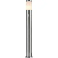 Deko-light 730032 Nova Motion Utomhusmarkbelysning med rörelsedetektor E27 Rostfritt stål