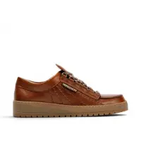 Mephisto Rainbow herrar Läderkastanjebruna promenadskor - Heritage 4778