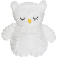 Teddykompaniet Värmekudde - Uggla - Vit - 23 cm - - One Size - Gosedjur