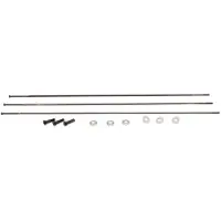Zipp Cx-ray Straight Pull External 3 Units Spokes Svart 270 mm