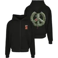 Mister tee Puffer Peace Heavy Oversize Sweatshirt Med Dragkedja