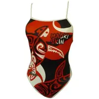 Turbo Maori Skin Tattoo Baddräkt Med Tunna Band