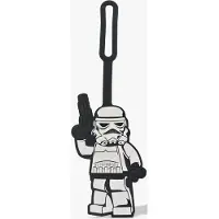 LEGO Star Wars Silikon Bagagetag för Resa, Resväska, Ryggsäck - Stormtrooper (52235) Skrivbar Yta Bak