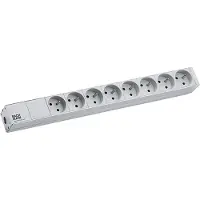 Bachmann 333.819 19 tum Nätverksskåp-förgreningsdosa 1 U Vit