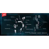 Leatt C-frame Pro Right Lower Skenplåt