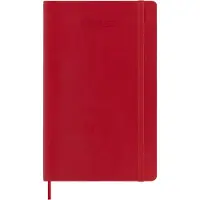 Moleskine Classic Soft 18M 26/27 Week Note Large Röd Moleskine