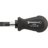 Stahlwille 4724 2 1,0X5,5X 25 VERGASERSCHRAUBENDREHER Spårskruvmejsel