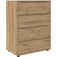 vidaXL Förvaringsskåp Artisan Ek 80 x 48 x 105 cm Konstruerat trä