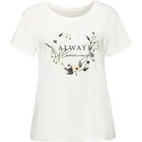 LASCANA Kort pyjamas gran / svart / vit