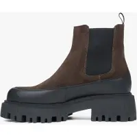 Estro Chelsea boots '09-3593' mörkbrun