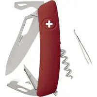 Swiza SH03 R AM, KSH.0036.1900, Red Helvetix, Swiss pocket knife, 6 tools