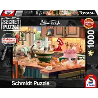 Sonstige Verlage At The Kitchen Table Secret Pussel 1000 bitar Schmidt