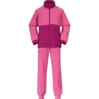 Bergans Kids' Smådøl V5 Longzip Set Ibis Rose/Fandango Purple